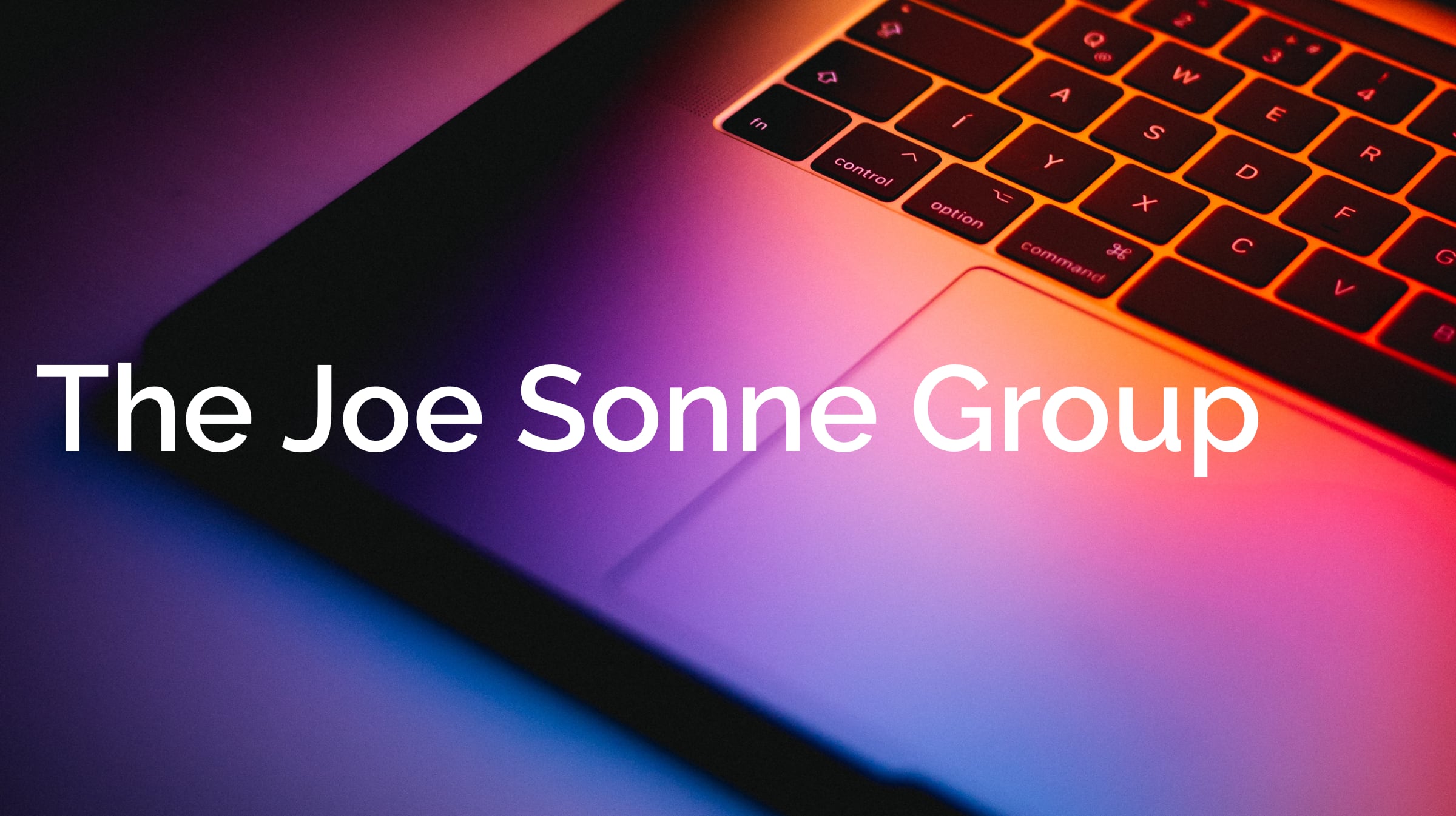 A New Beginning For The Joe Sonne Group